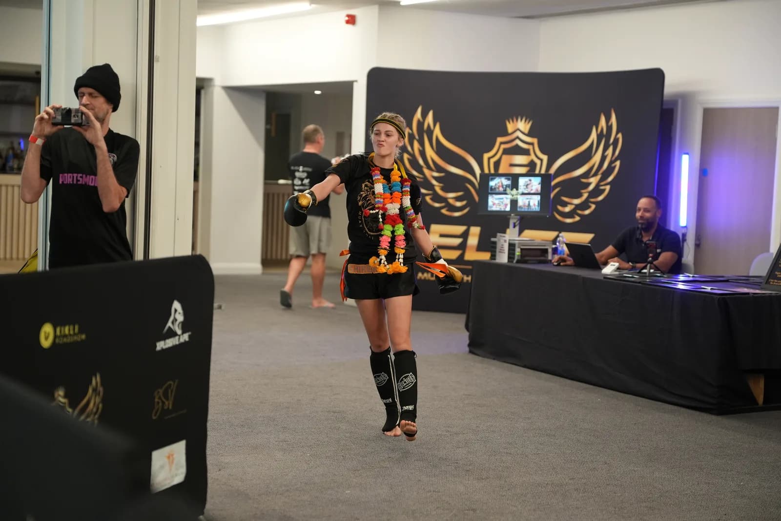 XFC walkout image of a fighter entering the venue before the bout.